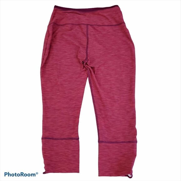 PrAna Leggings Womens Small Pink Tori Crop Athleisure Pants Yoga‎ Stretch - Picture 2 of 11